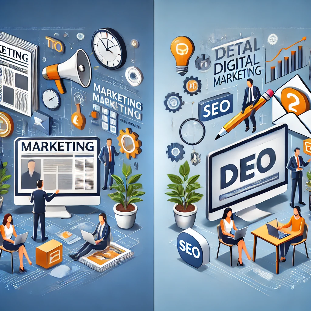 Traditional vs Digital Marketing